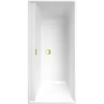 Villeroy & Boch Collaro 1900 x 900 mm-es beépíthető egyenes kád Gold Stone White - UBA199COR2JV-RW Gyors kiszállítás