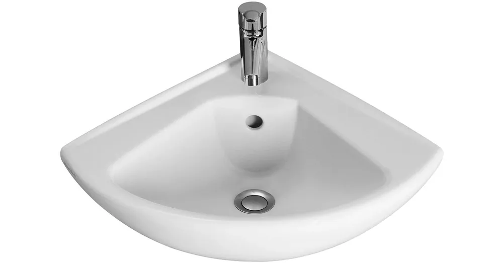 Villeroy & Boch O.Novo sarok kompakt kézmosó 1 csaplyukkal CeramicPlus felülettel - 732740R1 Olcsóbb