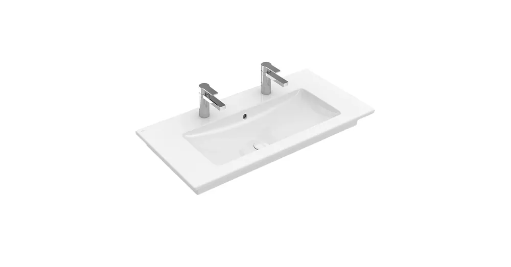 Villeroy & Boch Venticello 100 x 50 cm-es beépíthető mosdó 2 csaplyukkal - 4104AK01 Szezonális akció