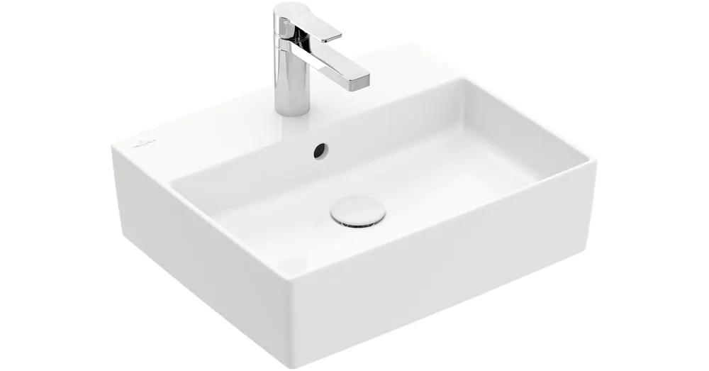 Gyors szállítás Villeroy & Boch Memento 2.0 60 x 42 cm-es mosdó 1 csaplyukkal CeramicPlus felülettel túlfolyó nélkül - 4A2261R1
