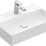 Villeroy & Boch Memento 2.0 50 x 42 cm-es mosdó 1 csaplyukkal Stone White CeramicPlus felülettel - 4A225GRW Legjobb ár