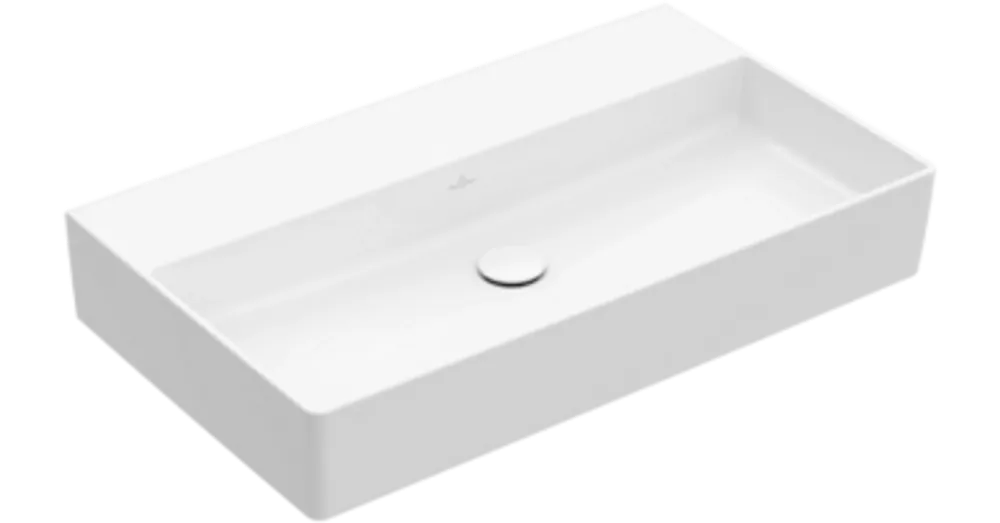 Villeroy & Boch Memento 2.0 80 x 47 cm-es mosdó csaplyuk és túlfolyó nélkül CeramicPlus felülettel - 4A228FR1 Akciós ár