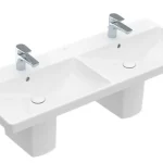 Villeroy & Boch Avento beépíthető dupla mosdó Stone white CeramicPlus felülettel - 4A23CKRW Exkluzív ajánlat