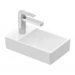Villeroy & Boch Avento 36 x 22 cm-es kézmosó túlfolyó nélkül, csaplyuk a bal oldalon - 43003R01 Utolsó esély