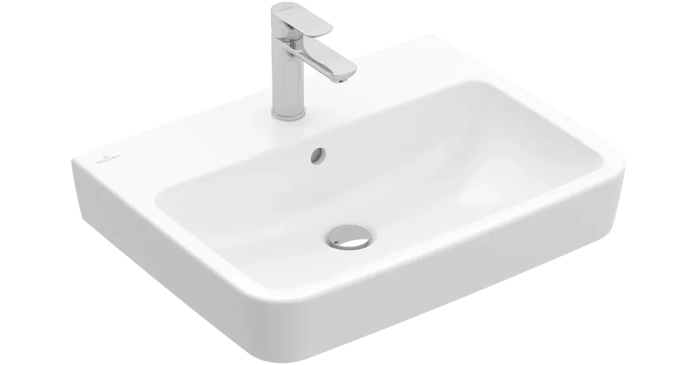 Villeroy & Boch O.Novo 55 x 46 cm-es mosdó 1 csaplyukkal túlfolyó nélkül - 4A415601 Olcsó