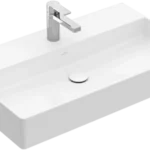 Villeroy & Boch Memento 2.0 80 x 47 cm-es mosdó 1 csaplyukkal CeramicPlus felülettel túlfolyó nélkül - 4A228LR1 Olcsóbb