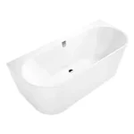 Villeroy & Boch Oberon 2.0 1800 x 800 mm-es falhoz építhető egyenes kád Stone White - UBQ180OBR9CD00V-RW Népszerű