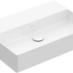 Villeroy & Boch Memento 2.0 60 x 42 cm-es mosdó csaplyuk és túlfolyó nélkül CeramicPlus felülettel - 4A226FR1 Legnépszerűbb