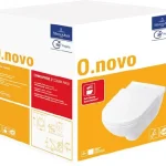 Vásárlói kedvenc Villeroy & Boch O.Novo 36 x 56 cm-es mélyöblítésű fali wc kombipack CeramicPlus felülettel - 5660H1R1