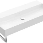 Villeroy & Boch Memento 2.0 100 x 47 cm-es mosdó csaplyuk és túlfolyó nélkül Stone White CeramicPlus felülettel - 4A22A3RW Olcsóbb