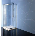 SAPHO POLYSAN EASY LINE szögletes zuhanykabin, 900x900mm, BRICK üveg (EL5138) Akció