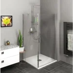 SAPHO POLYSAN ZOOM LINE zuhanyajtó és oldalfal, 700x900mm, transzparent, króm (ZL1270ZL3290) Kiárusítás