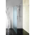 Biztonságos vásárlás SAPHO AQUALINE WALK IN Fix zuhanyfal, 110x190cm, brick üveg (WI110)