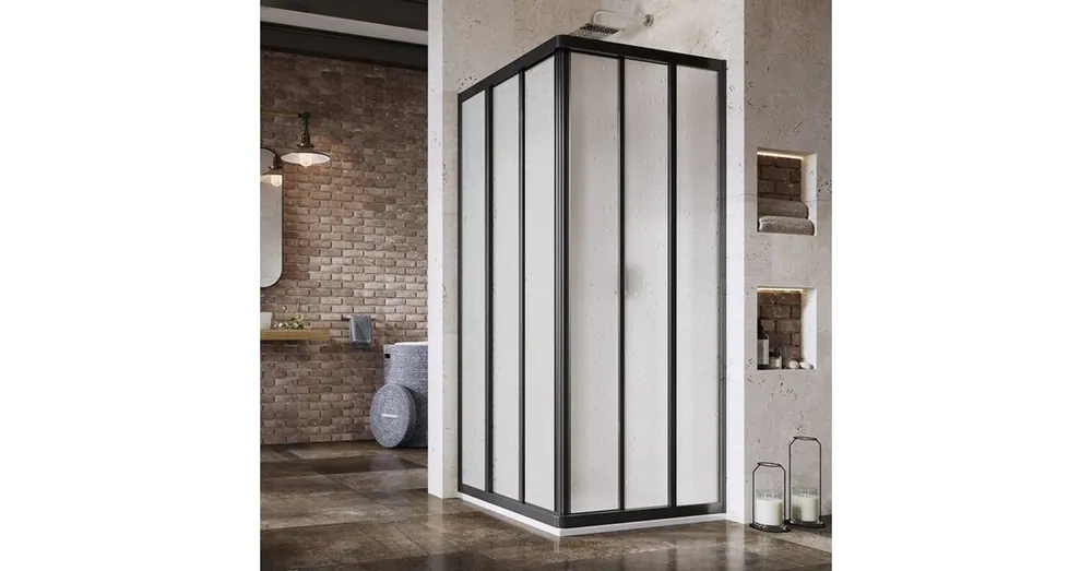 Ravak Supernova Zuhanykabin ASRV3-80-198 fekete+Pearl polisztirén - 15V403R211 Szuper ajánlat