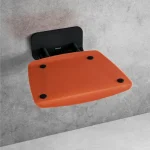 Kihagyhatatlan ajánlat Ravak Zuhanykabin ülőke OVO-B II-ORANGE/BLACK - B8F0000061