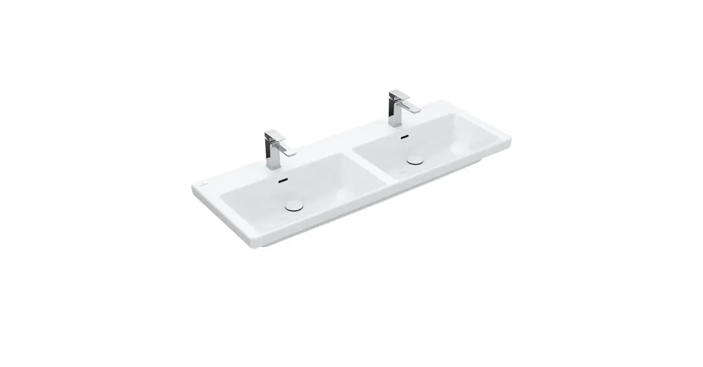 Expressz szállítás Villeroy & Boch Subway 3.0 Beépíthető duplamosdó Fehér Alpin felülettel 4A71D501