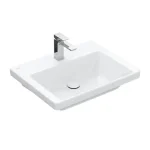 Korlátozott ajánlat Villeroy & Boch Subway 3.0 Beépíthető mosdó Fehér Alpin felülettel 4A706101