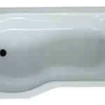 Vedd meg online JIKA TIGO 160x80/70 cm aszimmetrikus kád, balos, beépíthető H2212100000001
