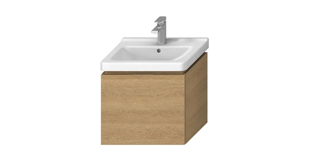 Akciós ár JIKA CUBITO alsószekrény 55 cm-es mosdóhoz, tölgy, 1 fiókkal H40J4223015191