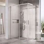 Ravak Blix Slim BLSRV2K-80 krómhatású+Transparent zuhanykabin X1XM40C00Z1 Népszerű