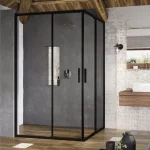 Ravak Blix Slim Zuhanykabin BLSRV2K-90 fekete +Transparent X1XM70300Z1 Legnépszerűbb