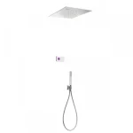 Tres Shower Technology falba építhető elektronikus termosztátos zuhanyrendszer CHROMOTHERAPY 09286562 Gyors kiszállítás