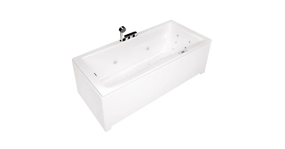 Wellis Huron Hydro 180 hidromaszsázs kád balos Retro csapteleppel WK00192 Bestseller