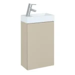 AREZZO design MINI 40 1 ajtós matt beige (alsószekrény + mosdó) AR-168995 Biztonságos fizetés