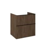 AREZZO design MONTEREY 60 cm-es alsószekrény 2 fiókkal Lincoln dió színben, szifonkivágás nélkül AR-168689 Különleges ajánlat