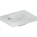 Geberit iCon Light kézmosó, 38x14x28cm, csaplyuk bal oldalt, túlfolyó nélkül, fehér (501.831.00.1) Vedd meg most