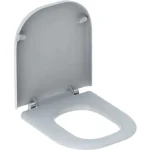 Geberit Selnova Comfort Square WC-ülőke, akadálymentes, rozsdamentes acél zsanér, rögzítés alulról (500.793.01.1) Vedd meg most
