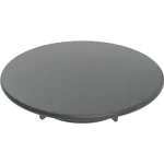 Azonnali szállítás Geberit szelepfedél d90, zuhanytálca lefolyóhoz, 30 / 50 mm vízzár magasság: Matt-fekete (150.265.14.1)