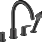 Exkluzív ajánlat Hansgrohe Vernis Shape Peremre szerelhető kádcsaptelep matt fekete 71459670