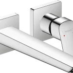 Hansgrohe Logis Fine egykaros mosdócsaptelep falsík alatti telepítéshez, 20,5 cm-es kifolyóval króm 71256000 Biztonságos fizetés