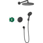 Hansgrohe Croma Zuhanyrendszer 280, 1 jet, Ecostat S matt fekete 27961670 Nézd meg most