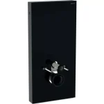 Újdonság Geberit Monolith szanitermodul fali WC-hez, 101 cm, fekete üveg/alumínium feketekróm (131.021.SJ.6)