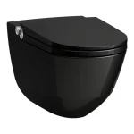 Gyors kiszállítás Laufen CLEANET RIVA rimless bidés wc fényes fekete H8206910200001