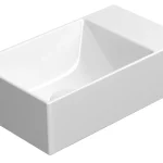 Gyors szállítás SAPHO GSI KUBE X kerámiamosdó, ExtraGlaze, 40x23cm (9484011)