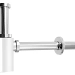 Szuper ajánlat SAPHO AQUALINE mosdó szifon szorító anyával, 1'1/4-32mm, réz/króm (CV1004)