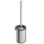 Szezonális akció SAPHO BEMETA NEO Fali WC kefetartó, fekete kefe, 90x380x115mm, inox/matt (102313079) (XS305)