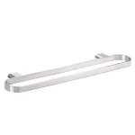 Azonnal elérhető SAPHO BEMETA ORGANIC fali dupla törölközőtartó, 500x20x110mm, króm (157104401)