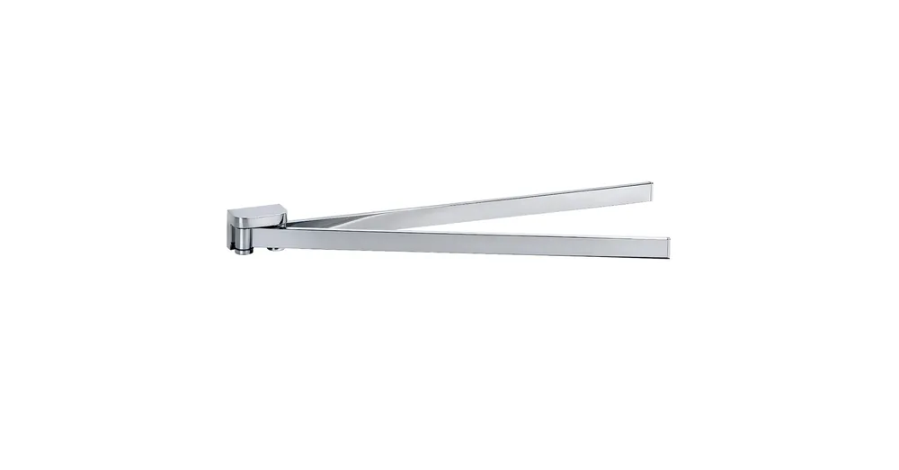 SAPHO BEMETA SOLO mozgatható dupla törölközőtartó, 50x35x393mm, króm (139104232) Expressz kézbesítés