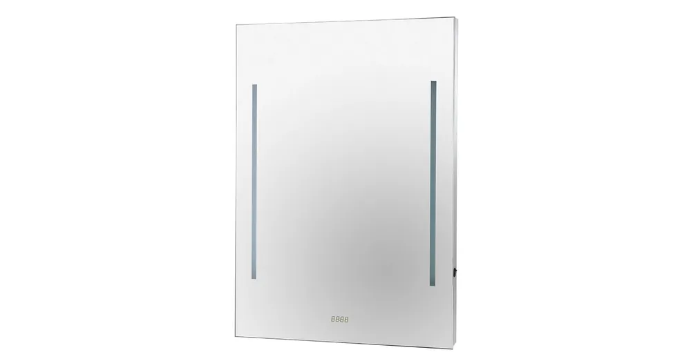 Árengedmény SAPHO BEMETA KOZM.TÜKRÖK Tükör, órával és LED világítással, 600x800x35mm, 3W (127201669)