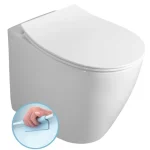 SAPHO SENTIMENTI álló WC, alsó vagy hátsó kifolyással, Rimless, SmartFixPlus, 36x52cm (10SM10004SV) Akció