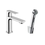 Vedd meg most Hansgrohe REBRIS E 110 mosdócsaptelep bidette zuhannyal, leeresztő nélkül, króm, 72216000