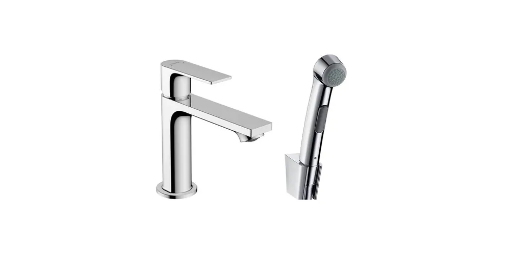 Vedd meg most Hansgrohe REBRIS E 110 mosdócsaptelep bidette zuhannyal, leeresztő nélkül, króm, 72216000