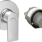 Hansgrohe Rebris E Egykaros zuhanycsaptelep alaptesttel, falsík alatti telepítéshez, króm 72658000 Vásárlói kedvenc