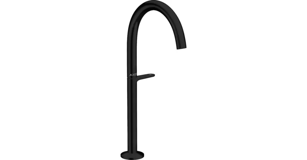 Outlet Axor One Mosdó csaptelep Select 260 mosdótálakhoz, push-open lefolyógarnitúrával, matt fekete 48030670