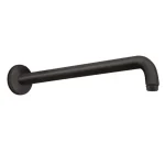 Biztonságos fizetés Hansgrohe oldalfali zuhanykar 389 mm, matt fekete 27413670