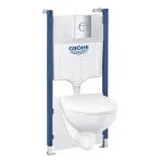 Grohe Solido 6-az-1-ben WC szett, 1,13 m telepítési magasság GROHE Fresh-el 39900000 Azonnal elérhető
